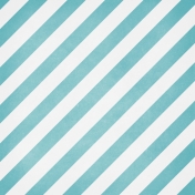 Winter Fun- Snow Baby Teal Stripes Paper