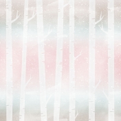 Winter Fun- Snow Baby Ombre Pastel Trees Paper