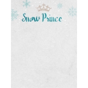 Winter Fun- Snow Baby Snow Prince Journal Card 3x4