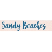 Destination Florida Beach Sandy Beaches Word Art