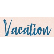 Destination Florida Beach Vacation Word Art