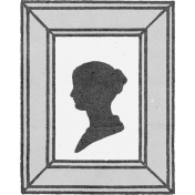 Family Day Woman Silhouette Frame