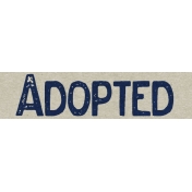 Family Day Adopted Word Art