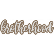 Family Day Brotherhood Word Art