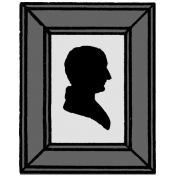 Family Day Template Silhouette Frame Man