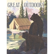 Into the Woods- The Great Outdoors Journal Card 3x4