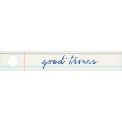 PS Good Vibes Good Times Word Art Tag