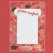 Food Day- Kitchen Comforts Journal Card 4x4