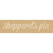 Food Day- Sheppard's Pie Word Art