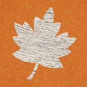 Fall Flurry Leaf Journal Card 4x4