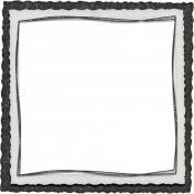 Elegant Autumn Black Paper Frame