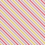 Sunshine and Snow Striped Paper