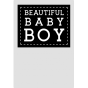 Baby Shower Boy Clothing Tag Template