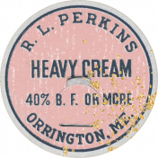 Fresh- Cream Label