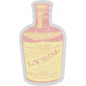 Fresh- Antique Lysol Sticker