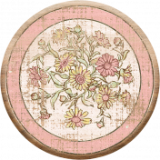 Fresh- Floral Wooden Label