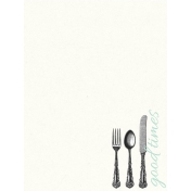 May Good Life- Cutlery Journal Card 3x4