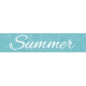 June Good Life- Summer Word Art