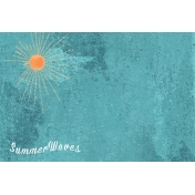 June Good Life- Summer Waves Journal Card 4x6