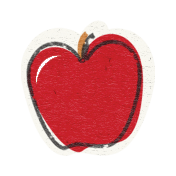 Kids Ahead- Apple Sticker