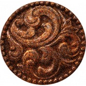 Backyard Archaeology- Rusty Button