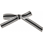 Frenchy Striped Bow