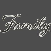 Family Traditions- Family Word Art