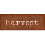 Orchard Traditions Harvest Word Art Snippet