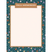 Orchard Traditions Fall Memories Journal Card 3x4
