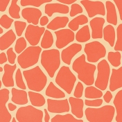 Inner Wild Orange Giraffe Paper