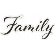 Reminisce Family Word Art