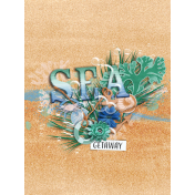 Coastal Spring Sea Journal Card 3x4