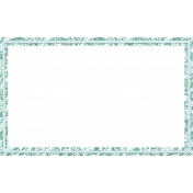 Coastal Spring Teal Photo Frame