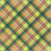 Veggie Table Plaid Paper- 06