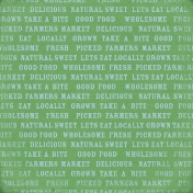 Veggie Table Papers- Wordy