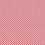 Old Farmhouse Red Gingham Paper 