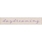Lavender Fields Daydreaming Word Art