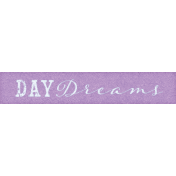 Lavender Fields Daydreams Word Art