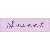 Lavender Fields Sweet Word Art