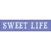 Lavender Fields Sweet Life Word Art