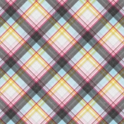 Bohemian Sunshine Plaid Paper 04