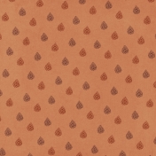 Copper Spice Pinecones Paper