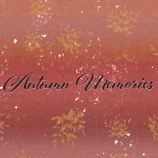 Frosty Forest Autumn Memories 4x4 Journal Card