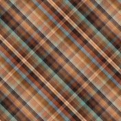 Copper Spice Plaid Paper 11