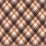 Autumn Bramble Plaid Paper without Stitching