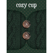 Sweaters & Hot Cocoa Cozy Cup Journal Card 3x4