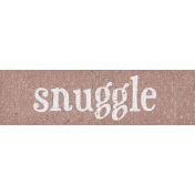 Sweaters & Hot Cocoa Snuggle Word Art