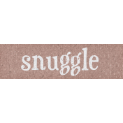 Sweaters & Hot Cocoa Snuggle Word Art