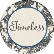 Blue Reflections Timeless Sticker