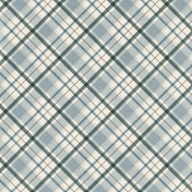 Blue Reflections Plaid Paper